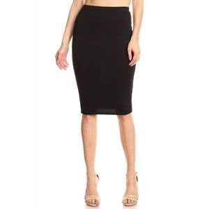 NEW MOA COLLECTION pencil skirt in black